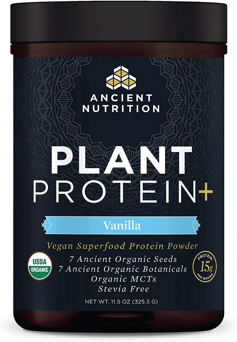Ancient Nutrition, Ancient Plant Protein, Vanilla, 11.5 Oz