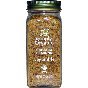 Simply Organic, Grilling Seasons, Vegetable Seasoning, Organic, 2.2 oz