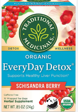 Traditional Medicinals, Organic Detox Schisandra Berry Tea, 16bags