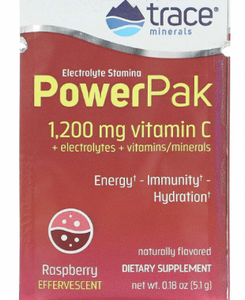 Trace Minerals Research, Electrolyte Stamina PowerPak Raspberry 1200 mg, SP