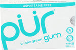 Pur, Wintergreen Gum, 9 pc 0.44 oz Pk