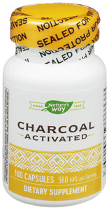 Natures Way, Activated Charcoal 100 Cp - 100CP