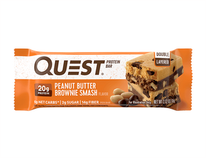 Quest Protein Bar, Peanut Butter Brownie Smash, 2.12 oz