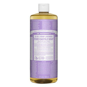 Dr. Bronner's Magic Soaps, Pure Castile Soap, 18-in-1 Hemp Lavender, 16 fl oz