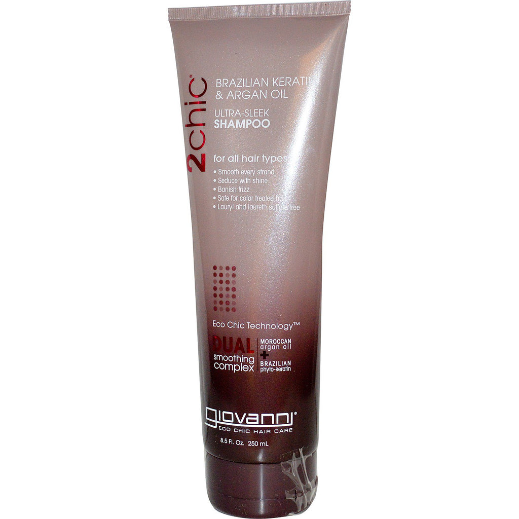 Giovanni, 2chic, Ultra-Sleek Conditioner, Brazilian Keratin & Argan Oil, 8.5 fl oz