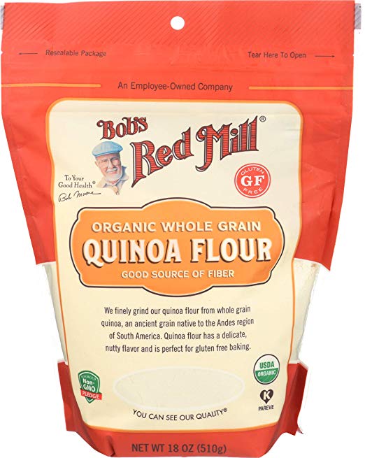 Bob's Red Mill, Organic Quinoa Flour, 18 oz