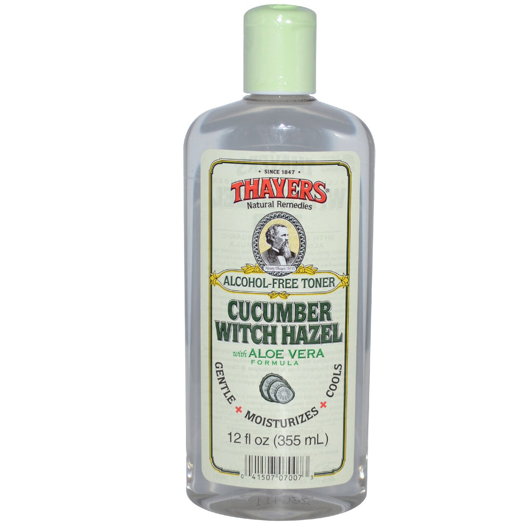 Thayers, Alcohol Free Toner, Cucumber Witch Hazel with Aloe Vera Formula, 12 oz