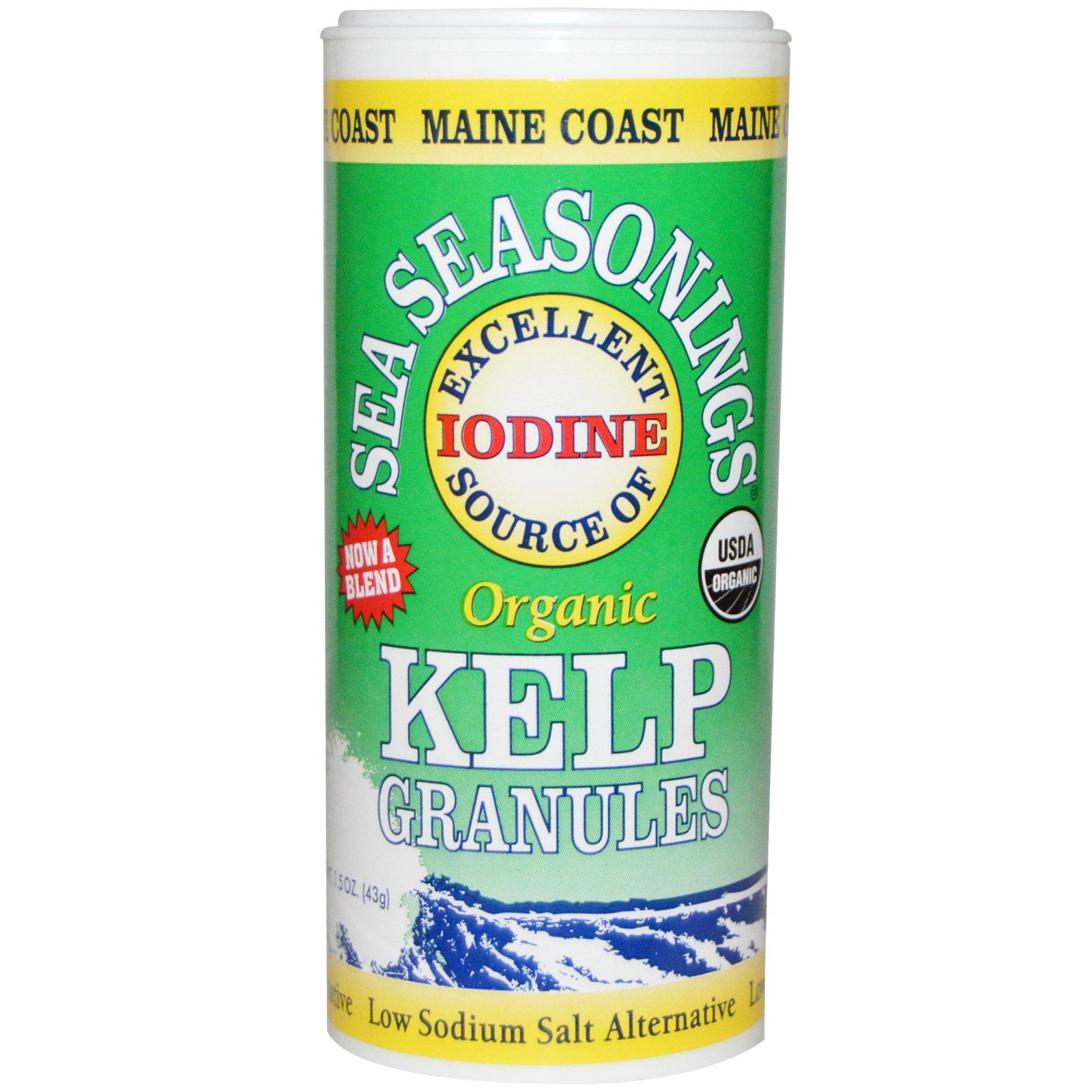 Maine Coast Sea Vegetables, Sea Seasonings, Organic Kelp Granules