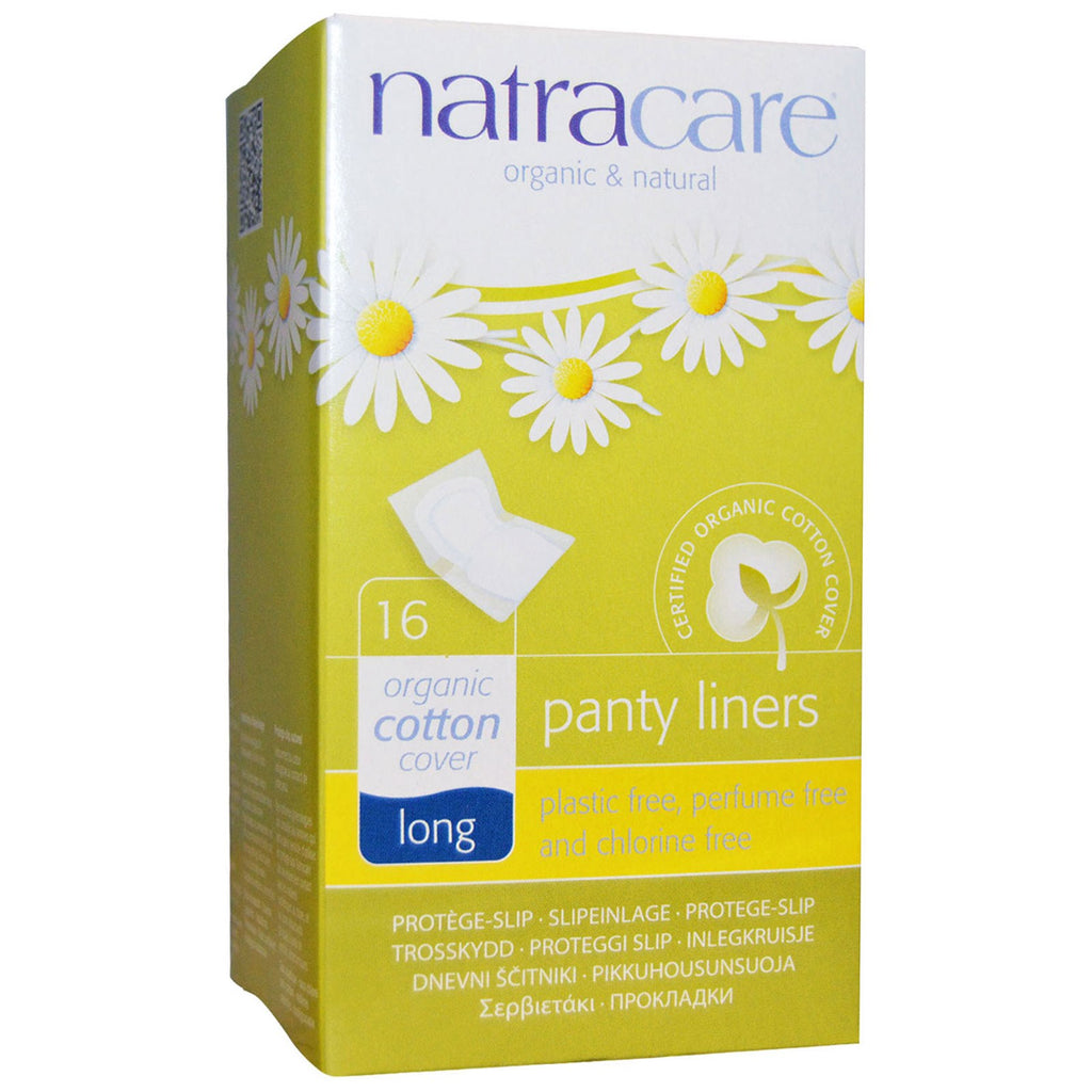 Natracare, Panty Liners, Long, 16 count