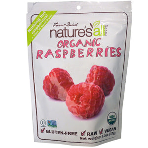 Natierra, Freeze-Dried Organic Raspberries, 1.3 oz