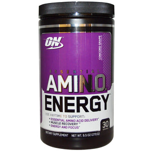 Optimum Nutrition Essential Amino Energy, Concord Grape, 30 servings